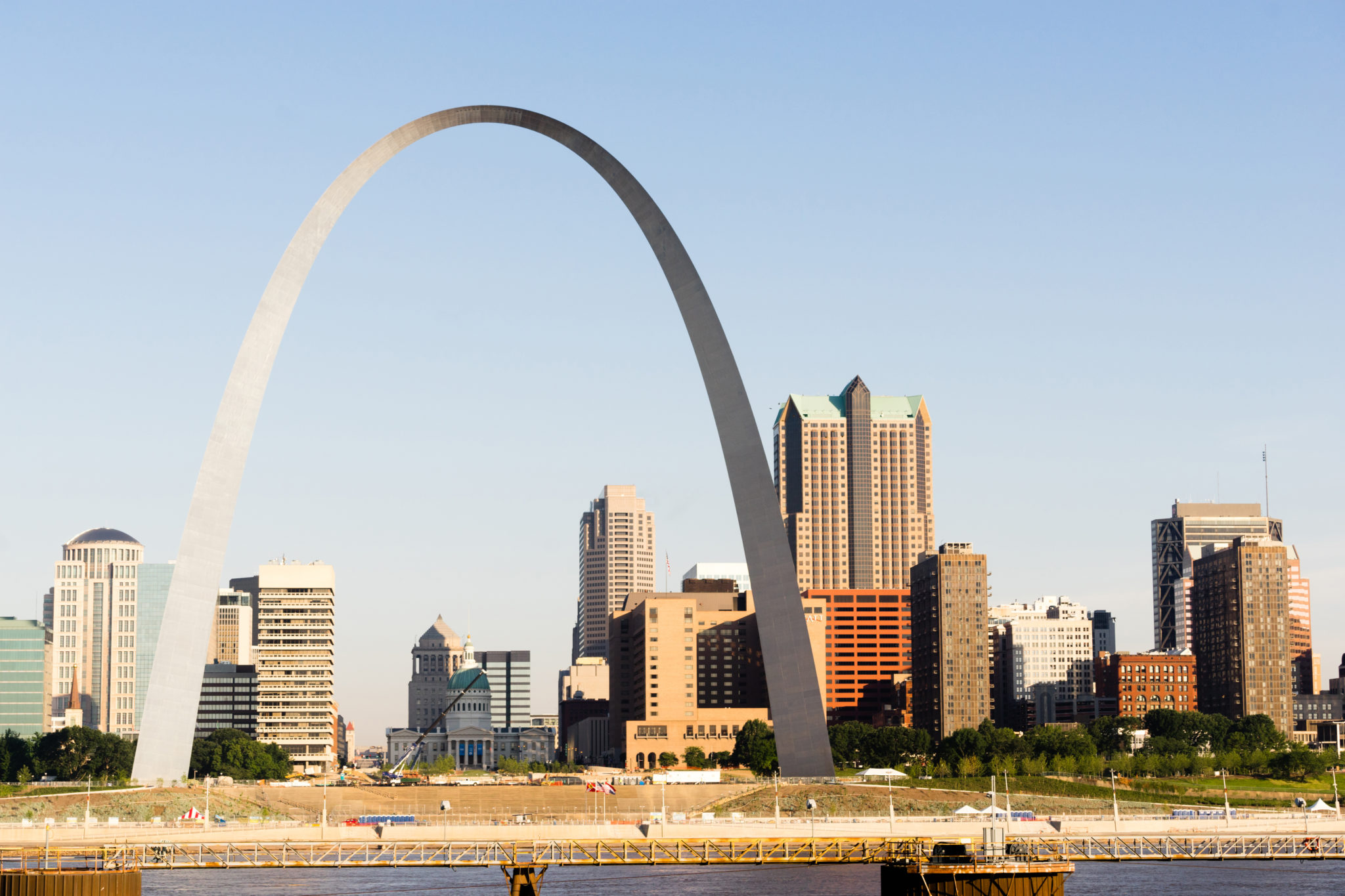 Gateway to the West Downtown St Louis Arch Waterfront